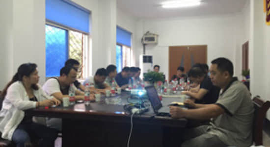 金东保安公司组织召开区卫生系统关于G20峰会安防工作的探讨会
